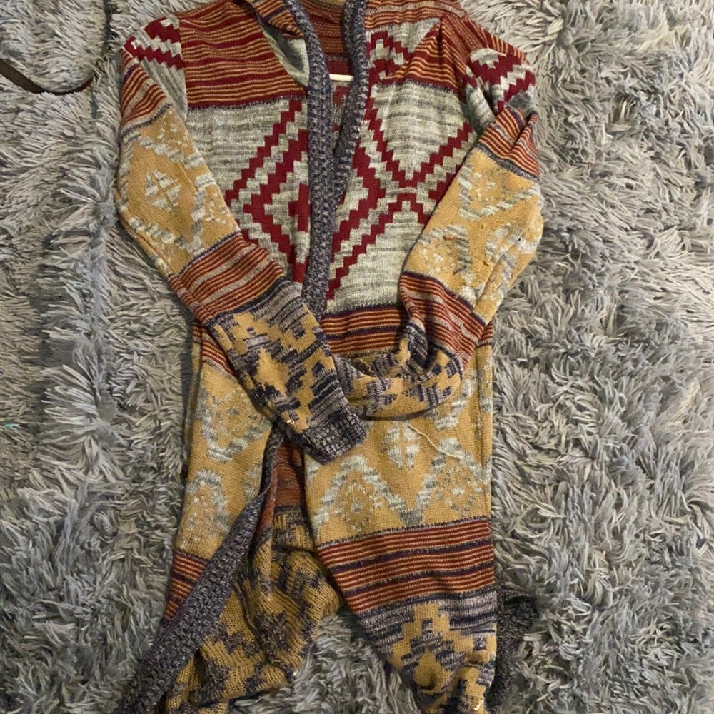 Printed Cardigan